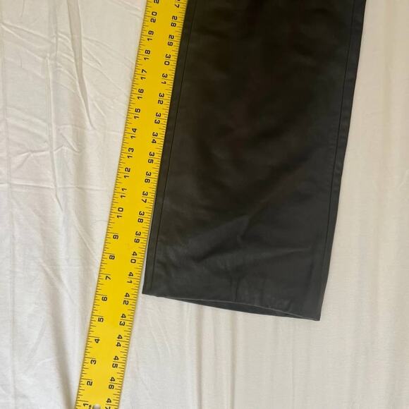 Davide Cenci Leather Pants Lined with Silk - Picture 11 of 15